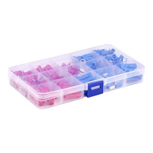 Cold Pressure Terminal <b>Set</b> 200Pcs Crimp Terminals Quick Disconnect European Style 1-6mm 12-22awg <b>PC</b> Material - Product Image 1