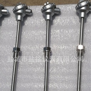 High Temperature Wear Resistant Thermocouple RtD Stainless Steel Threaded Movable Flange Type For Cement Chemical Power Plants - Product Image 3
