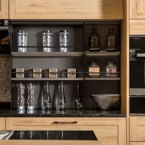 Mueble de Cocina Modular Clásico con Fregadero, Grifo, Taburete Deslizante, <span class=keywords><strong>Pequeño</strong></span>, Económico, Listo para Instalar - Product Image 4