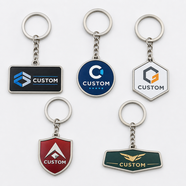Wholesale High Quality Custom Company Logo Keychain Personalized Corporate Gift Keychain Zinc Alloy Name Design Key Holder