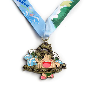 Đường Mòn chạy <span class=keywords><strong>10k</strong></span> kim loại huy chương kim loại kim loại uv-in ấn một nửa Marathon chạy giải thưởng huy chương - Product Image 1