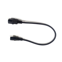 Cordon d'alimentation C14 à C15 robuste 15A 250V 14/3 AWG câble SJT câble IEC pour serveur PDU UPS commutateur réseau alimentation PC de jeu
