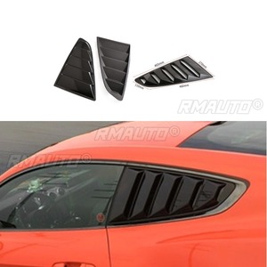 For Ford Mustang Car Side Rear <b>Window</b> Louver Shutter <b>Cover</b> For Ford Mustang 2015-2017 Rear Quarter Panel <b>Window</b> Body Kit - Product Image 1