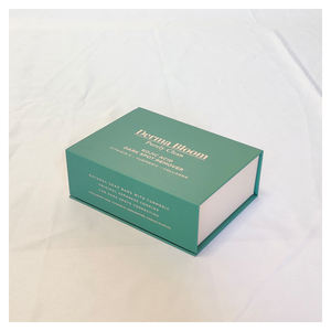 Logotipo personalizado cinta verde plegable lujo rígido embalaje gran cesto magnético caja de regalo - Product Image 5