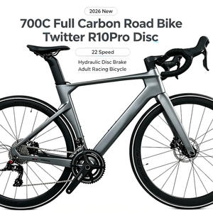 <span class=keywords><strong>Bicicleta</strong></span> de Carretera 700C de Carbono Completo Twitter R10Pro Disc 2026 Nueva con 22 Velocidades y Frenos de Disco Hidráulicos para Adultos - Product Image 1
