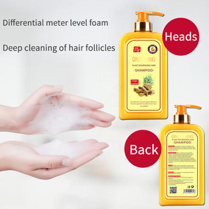 Wholesale Organic Old Ginger King <strong>Shampoo</strong> Cream Formula Shining Hair <strong>Moisturizer</strong> <strong>with</strong> Smooth Ginger English Scent - Product Image 5