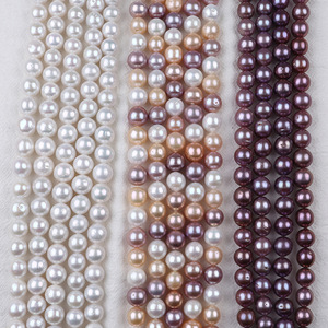 Zhuji Wholesale Edison Round Natural Freshwater <b>Pearls</b> 10-12mm Scattered <b>Loose</b> <b>Pearls</b> for DIY Necklace Bracelet - Product Image 1