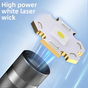 Đèn pin năng lượng mặt trời tự vệ cao áp cho nữ Đèn pin thiết bị chống sói ban đêm ngoài trời cầm tay đa chức năng - Product Image 3