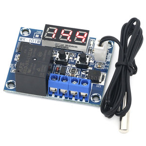WX-101W เครื่องควบคุมอุณหภูมิแบบดิจิตอล 12V DC 15A พร้อมเซ็นเซอร์สำหรับเครื่องทำน้ำอุ่น - Product Image 1