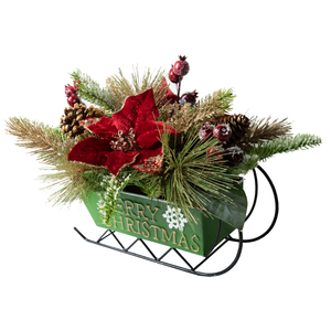 Offre Spéciale 2023 nouvelles décorations de noël traîneau voiture décoration de bureau ornements Mini arbre de noël - Product Image 1