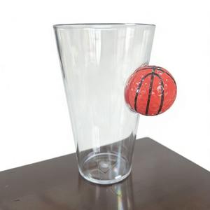 Verres à bière en verre transparent de haute qualité en gros, logo personnalisé tendance, bar à domicile, verres à bière, verres à bière de football mondial - Product Image 3