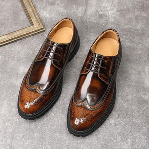 Zapatos de Cuero para Hombre con Punta en Pico, Impermeables, con Forro Antiolor y Puntera Reforzada - Product Image 2