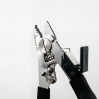 Pince à dénuder Miller 6-en-1 pour fibre optique, dénudeur de gaine à 3 trous + coupe + nettoyage, outil de connexion à froid FTTH
