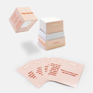 Matériau personnalisé cartes d'affirmation conception de pont santé <span class=keywords><strong>mentale</strong></span> phrases positives <span class=keywords><strong>carte</strong></span> de relaxation avec boîte - Product Image 4