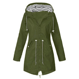 Nueva Ropa Impermeable para Montañismo al Aire Libre, Abrigo de Longitud Media para Mujer, a la Moda - Product Image 4
