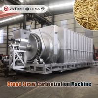 Machine de carbonisation continue des déchets agricoles pour la paille de riz, la paille de blé, la paille de maïs et la paille de coton