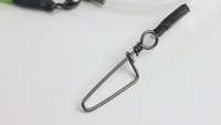 Rig de pêche Sabiki pour la pêche en haute mer avec 5 hameçons circulaires Demon 6/0, manchon lumineux en acier au carbone, rig pour snapper