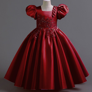 Vestidos <span class=keywords><strong>de</strong></span> Fiesta para Niñas, Vestido <span class=keywords><strong>de</strong></span> <span class=keywords><strong>Primera</strong></span> Comunión, Vestido <span class=keywords><strong>de</strong></span> Fiesta <span class=keywords><strong>de</strong></span> Boda para Niñas, Vestido Largo <span class=keywords><strong>de</strong></span> Encaje con Pétalos para Banquete - Product Image 4