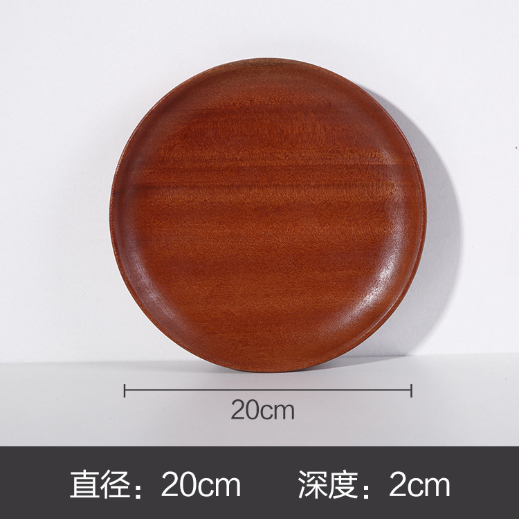Sapele disc, 20*2cm, made of solid wood