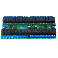 Carte de contrôle PLC de commutateur de télécommande de port série de protocole Modbus RTU de relais de RS485 de 12V 32 canaux