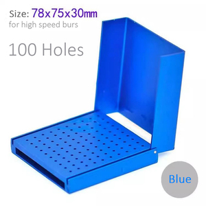 100 Holes <strong>Dental</strong> <strong>Burs</strong> Holder High Speed Diamond <strong>Bur</strong> Block Holders Autoclavable - Product Image 5