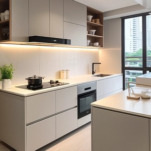 Hiện đại tủ bếp với tích hợp Cookbook Kệ & công thức chủ - Product Image 4