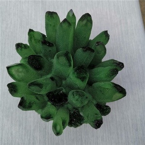 Bán Buôn Tự Nhiên Màu Xanh Lá Cây Ma Rock Vườn Tinh Thể Thạch Anh Mỏ Cụm Tinh Thể Nhỏ Cụm - Product Image 1