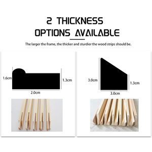 Bán Buôn Tùy Chỉnh Gỗ Trống Bông Sơn Vải Tùy Chỉnh Kích Thước Kéo Dài Trống Vải Hội Đồng Quản Trị Cho Bức Tranh - Product Image 6