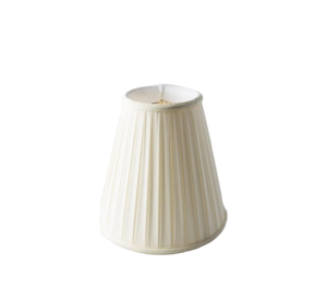 white Vertical Pleated Empire Fabric Lampshade Handmade Pleating Design Replacement <b>Shade</b> for Pure White <b>Square</b> Trapezoid - Product Image 4