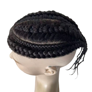 Extensiones de <span class=keywords><strong>Cabello</strong></span> Humano Virgen de Malasia, <span class=keywords><strong>Trenzas</strong></span> Cruzadas # Tupé de Seda Negro 1B de 8x10 <span class=keywords><strong>para</strong></span> <span class=keywords><strong>Hombres</strong></span> Asiáticos - Product Image 3