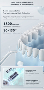 <span class=keywords><strong>Hydropulseur</strong></span> personnalisé en gros nettoyage des dents appareil <span class=keywords><strong>dentaire</strong></span> portable IPX7 étanche Jet irrigateur oral portable de voyage - Product Image 5