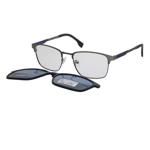 Venta al por mayor estilo de moda ojo miopía <span class=keywords><strong>gafas</strong></span> <span class=keywords><strong>clip</strong></span> magnético en <span class=keywords><strong>gafas</strong></span> de sol metal prescripción marcos ópticos - Product Image 2