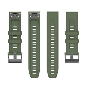 Factory Soft <b>Watch</b> Straps Breathable Silicone Bands 22mm <b>Watch</b> Bands Compatible for Garmin Fenix7x 7 7s QuickFIT Connectors - Product Image 6