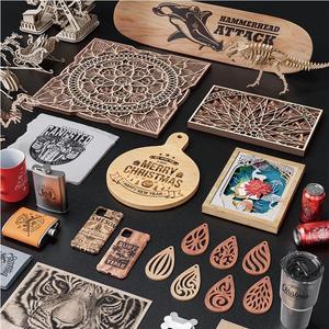 Para ATOMSTACK C4 <span class=keywords><strong>Pro</strong></span> 200W CNC Máquina cortadora de grabado láser 3D 0-20mm Alto 420x420mm 20W Refrigeración por aire láser - Product Image 3