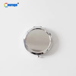 <span class=keywords><strong>M</strong></span>-12 Sublimatie Compacte Ronde Zak Cosmetische Spiegel Aangepaste Logo Spiegels - Product Image 2