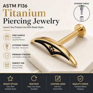 Kaishee 16G Titanio de Grado Implante, Labret con Rosca Extendida, <span class=keywords><strong>Piercing</strong></span> <span class=keywords><strong>Medusa</strong></span>, <span class=keywords><strong>Piercing</strong></span> de Circonita Cúbica, Joyería para Piercings de Titanio - Product Image 1