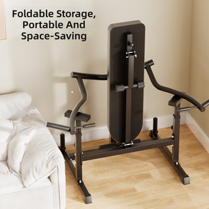 Banc de <span class=keywords><strong>musculation</strong></span> multifonctionnel pliable et réglable, construction métallique, rangement pour plaques de poids, pour la <span class=keywords><strong>musculation</strong></span> à domicile - Product Image 5