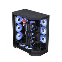 Boîtier PC de jeu Galax Starlight Space Station New ATX en alliage d'aluminium avec panneau latéral en verre trempé et prise en charge complète de la carte mère
