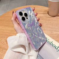 Coque de téléphone mignonne fleur feuille de paillettes pour Tecno spark 30C couverture en Silicone souple antichoc clair