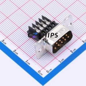 1-745492-8 D-Sub/VGA Connector Connector ( Gender: Male )( Total Number of PINs: 9P )( Number of Rows: 2 ) - Product Image 1