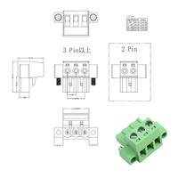 2EDGKM-5.08-3P-V Bornier de circuit imprimé à pas de 5,08 mm, prise femelle, bornier à vis enfichable, 15A 300V