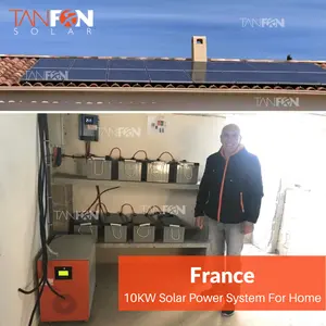 Système complet de panneaux solaires hors réseau pour système d'énergie solaire domestique, 10kW, 1kW, 3kW, 5kW, 10kW