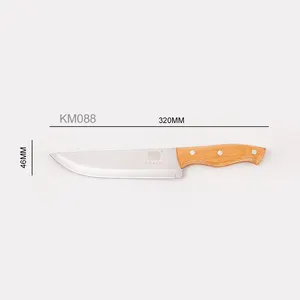 나무 손잡이 수제 요리사 칼 스테인레스 스틸 중국 요리사 칼 저렴한 가격 현대 주방 칼