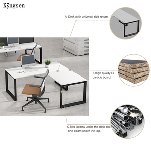 <span class=keywords><strong>Altezza</strong></span> 75cm <span class=keywords><strong>L</strong></span> a forma di 160cm * 180cm scrivanie da ufficio studente scrivania da ufficio in legno tavolo da lavoro per <span class=keywords><strong>l</strong></span>'home Office - Product Image 5