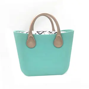 Environmental Mini Size EVA Tote Beach Style Waterproof Women Rubber Handbag Silicone Bag For lady