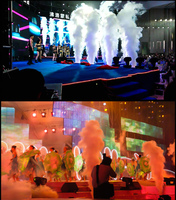 Machine à brouillard vertical à jet de CO2 LED, en métal, fabriquée en Chine, autre type pour événements, clubs, scènes musicales, éclairage disco