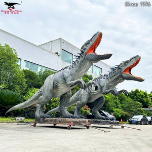 Modèle de dinosaure mécanique grandeur nature de haute qualité avec son, modèle de dinosaure jurassique animatronique RC pour parc à thème en plein air - Product Image 1
