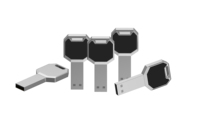 Flashdisk USB custom gaya modern, hadiah promosi, pendrive 1GB 2GB 4GB 8GB 16GB, grosir.
