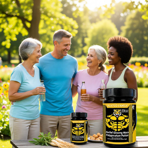 <strong>Ginseng</strong> Maca Polygonatum Herbal Energy-Boosting Vitality Drink GMP Certified 300g Bottle Adult Wellness 2 Year Shelf Life - Product Image 4