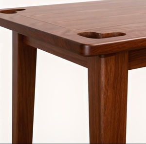 Điều dưỡng <span class=keywords><strong>c</strong></span>ăn hộ nhỏ đồ nội thất bàn ăn hiện đại Nhà gỗ giải trí bàn với trái tim rỗng - Product Image 2